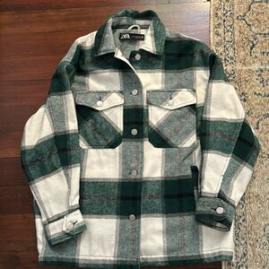 Zara Plaid Shacket